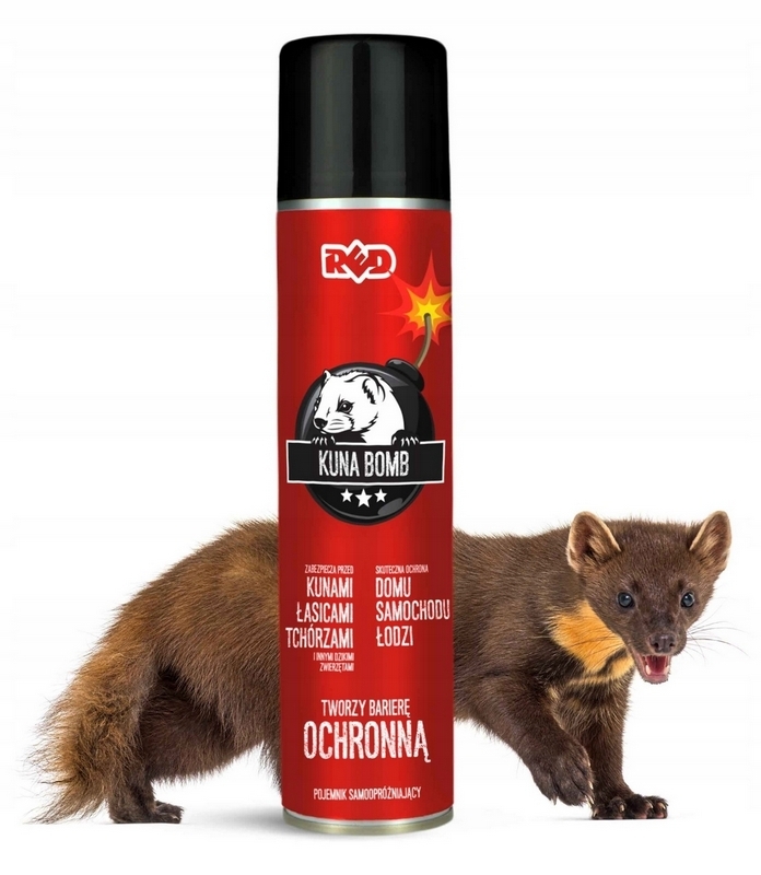 ČERVENÝ odpudzovač kún